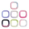 Hebilla Cuadrada Pintada de Colores Anilla de Resorte DIY Accesorios para Joyería de Aleación Llavero Anilla de Resorte Hebilla Versátil para Colgar Hebilla de Bolso