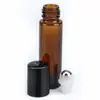 Suministro directo de fábrica botella de bola de 10ML botella de bola de 5ML vidrio fino marrón oscuro botella de bola para caminar botella de bola de té