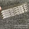 Comércio exterior cubo de roda decorativo reflexivo adesivos de carro esporte letras inglesas cubo de roda esportes corrida adesivos gravura