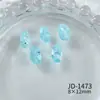 Acessórios de Diamante Flor de Gelo Triturado Cor de Ovo de Pombo, Cor Sólida Estilo Ins Textura de Alta Qualidade DIY Nail Art Acessórios de Diamante de Vidro Cristal