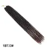 Trenzas de Ganchillo para Comercio Exterior, Extensiones de Cabello Tejidas a Mano para Mujeres Africanas, Extensiones de Trenzas Twist 18 pulgadas Passiontwist