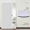 Puerta Plegable Deslizante de Panal Invisible Puerta de Partición para Cocina Sala de Estar Puerta Nueva Simple Puerta para Baño Inodoro Puerta para Tubería de Gas