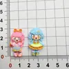 Accesorios de dibujos animados para manualidades componentes de resina niña linda imanes para nevera hechos a mano pinzas para el pelo fundas de teléfono llaveros accesorios al por mayor