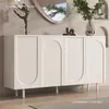 Armário de Sapatos Cor Creme Francês Entrada da Casa Modelo Novo Corredor Prateleira de Sapatos Integrada Montada na Parede Armário de Armazenamento Celebridade da Internet