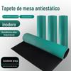 Pino de fábrica tapete de borracha antiestático bancada de laboratório tapete de mesa resistente a arranhões e desgaste folha de borracha antiestática verde
