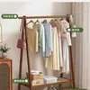 Perchero de Pie para Dormitorio, Colgador de Ropa de Madera para el Hogar, Perchero Simple de Interior para Ropa y Sombreros, Estante de Almacenamiento