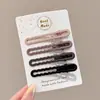 Pinza de Pato sin Costuras para Maquillaje Pasador para Flequillo Frontal Pasador de una Palabra para el Cabello Accesorios para el Cabello Nuevos de Primavera y Verano 2025