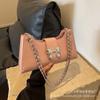 Bolsa Pequena com Corrente da Moda para Mulheres, Nova Moda 2026 Design de Nicho Francês Bolsa de Ombro, Bolsa Transversal Estilosa