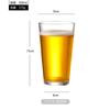 Vaso para Cerveza Artesanal 500ml Capacidad Ultra Grande Comercial Creativo Cintura Delgada Alto Estético Vaso Jarra de Cerveza