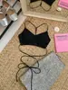 Camisola Sexy de Lunares con Espalda Descubierta y Lazos, Chica Picante de Deseo Puro para Verano, Top Corto de Moda para Usar Encima