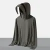 Ropa de Protección Solar de Verano de Seda de Hielo para Mujer y Hombre, Abrigo Ultradelgado Transpirable Holgado, Ropa de Protección Solar Transpirable, Anti-ultravioleta Humedad UPF50