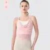 Sutiã Respirável de Peça Única com Design Falso de Duas Peças, Camisola Estilo Coreano Estilo Preguiçoso Slim-Fit, Top Versátil Feminino para Casa e Trabalho