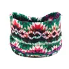Estilo Novo Europeu e Americano Personalizado Estampado Yoga Europeu e Americano Novo Estilo Feminino Faixa de Cabelo Cruzada Lenço de Cabeça Esportivo Acessório de Cabeça