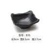Plato de Melamina para Barbacoa Japonesa, Plato para Salsa de Olla Caliente, Plato de Condimentos de Tres o Cuatro Compartimentos, Plato Pequeño, Plato para Snacks, Plato de Plástico para Barbacoa
