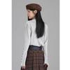 Suéter Básico de Cuello Medio Único Estilo Francés para Mujer en Otoño e Invierno con Tejido de Cuello Medio y Tops de Gama Alta