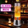 Cañón de Vino Luminoso Bar 3L Barril de Cóctel con Grifo, Contenedor de Barril de Cola, Barril Mágico de Cerveza de Barril Famoso en Internet