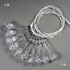 Decoración de techo para bodas, lámpara de araña de acrílico transparente con forma de gota de agua, accesorios para la decoración de la escena de la boda, luces decorativas, cadena de luces LED