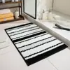 Manta de noche para dormitorio estilo Ins japonés y coreano Alfombra para sala de estar Alfombrilla para ventana salediza Alfombrilla absorbente para pies de baño Alfombrilla de suelo para baño