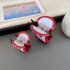 Lindo Accesorios para el Cabello de Manzana Moda Sentido de Alta Gama Divertido Pinza en Espiral para la Parte Posterior de la Cabeza Pinza de Tiburón Combinable Accesorios para el Cabello de Mujer