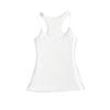 Desejo Puro Estilo Garota Gostosa Magia Visual Alça Invisível de Ombro Colete Feminino Nicho Sexy Decote Baixo Top de Alça Base Slim