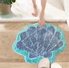Amazon nueva alfombra de concha cachemira alfombra de sala de estar tapete de baño pata de gato linda dormitorio mesita de noche manta de punto