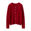 Mismo estilo que LP~ Cárdigan de punto Consinee 100% cachemir puro para mujer Suave, liso y ligero Chaqueta suéter