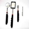 Inspeção do chassi do motor detector de reparo de automóveis multidirecional dobrável telescópico LED refletor de luz conjunto de quatro peças