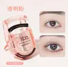 Peine rizador de pestañas Xixi de un solo clip, gran angular, rizado natural, peinado de larga duración, herramienta de rímel de ojos con diseño de girasol