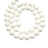 Fabricantes de explosiones suministran directamente cadena de cuentas de porcelana blanca de piedra natural, pulseras y collares de bricolaje, accesorios semiacabados.