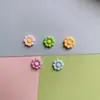 Acessórios de resina de flor tamanho pequeno Mini joias de unha de flor pequena DIY cola de creme feita à mão acessórios feitos à mão grampo de cabelo