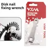 Herramienta para disco de dientes de bicicleta de montaña VXM, herramienta de tornillo de una palabra, llave de desmontaje de clavos de disco de dientes, herramienta de tornillo de disco de dientes