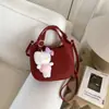 Bolso Pequeño Cuadrado de Moda y Sencillo, Bolso de Mano de Nuevo Estilo, Bolso de Moda de Gama Alta para Madre e Hija, Bolso de Nicho, Bolso Cruzado, Bolso de Gran Capacidad