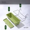 Macetas Largas Especiales para Plantar Verduras en Balcón, Caja Familiar para Plantar Verduras en Interiores, Maceta Grande Rectangular de Plástico para Flores, Especial para Cultivar Plantas