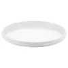 Plato de melamina creativo, plato blanco para carne, plato redondo plano comercial, plato para pastel, plato de postre, plato occidental
