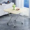 Mesa plegable para mesa de comedor en casa simple casa de alquiler plegable dormitorio de estudiantes mesa pequeña mesa cuadrada simple
