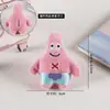 Broche de Peluche DIY Mini Relleno de Algodón Estrella de Patrick Bob Esponja Pantalones Cuadrados Colgante Zapato Calcetines Accesorios para el Cabello Accesorios Mayoreo