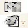 Pintura Decorativa Minimalista Abstracta para Caja de Medidor Eléctrico de Sala de Estar, Cubierta para Caja de Distribución Eléctrica sin Taladro, Arte de Pared Moderno para Caja de Medidor Eléctrico de Comedor