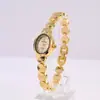 Reloj de Mujer de Moda y Elegante, Moderno y Sencillo, Reloj de Pulsera Estilo Ins para Mujer, Correa Tachonada de Diamantes, Reloj de Pareja