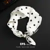 Collar de Perlas de Alta Gama Hebilla Magnética Bufanda Larga de Seda Protector de Cuello para Mujer Primavera y Otoño Bufanda Fina Versátil Bufanda Perezosa para el Cuello