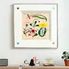 Espejo Estilo Bauhaus 'Historia de Primavera', Arte de Pared para Sala de Estar, Pintura Decorativa para Pared de Fondo de Sofá, Arte de Pared de Gama Alta para Comedor