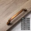 Alça de Móveis de Liga de Alumínio Sólido para Porta de Gaveta de Armário Cor Café Preto e Bronze Porta de Armário Guarda-roupa