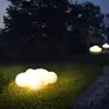 Luces de nube brillantes para exteriores, luces de paisaje para patios y villas, luces decorativas para jardines, luces de ambiente para césped, lámparas de pie solares
