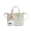 Primavera y Verano Más Vendido Casual Simple Pequeño Fresco Color Sólido Portátil Bolso de Cubo Bolso Cruzado de Moda para Trabajo/Traslado para Mujer