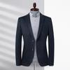 Terno Versátil Cor Sólida Laishbert para Negócios Casuais Masculino, Novo Terno Outono Estilo Coreano Slim Fit, Elástico e Antirrugas