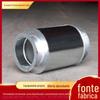 Fábrica atacado duto redondo silenciador tubo de ventilação galvanizado silenciador alto-falante impedância composto mudo duto
