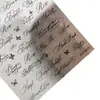 Pegatinas Retro para Uñas con Letras Inglesas Nuevas Sencillas Mariposa Floral Blanco y Negro Ins Calcomanías para Uñas