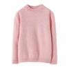 Suéter de cachemira grueso para niños de otoño e invierno, suéter cálido de medio cuello alto para hombres y niños, suéter de cachemira para niños grandes al por mayor