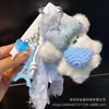 Ins Nueva Muñeca de Peluche Bolso Colgante Serie Miu Decoración de Bolso Muñeco de Dibujos Animados Gato Conejo Llavero Colgante