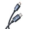 Cable de Datos Tipo-C Doble Jingyao Carga Rápida 120W Línea PD Aplicable a Apple 15 Huawei Xiaomi Computadora Cable de Carga Rápida