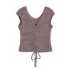 Traje de Dos Piezas sin Mangas para Primavera y Verano, Estilo Europeo y Americano, Sexy, Moda Nueva, Comercio Exterior